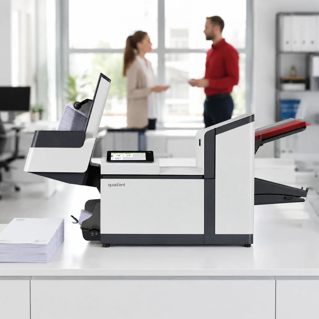 DS-64i-feature เครื่องพับและบรรจุซองอัตโนมัติ Quadient DS-64i