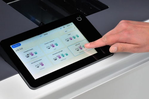 ds-77iq-folder-inserter-screen_larger_1 เครื่องพับและบรรจุซองอัตโนมัติ Quadient DS-77iQ