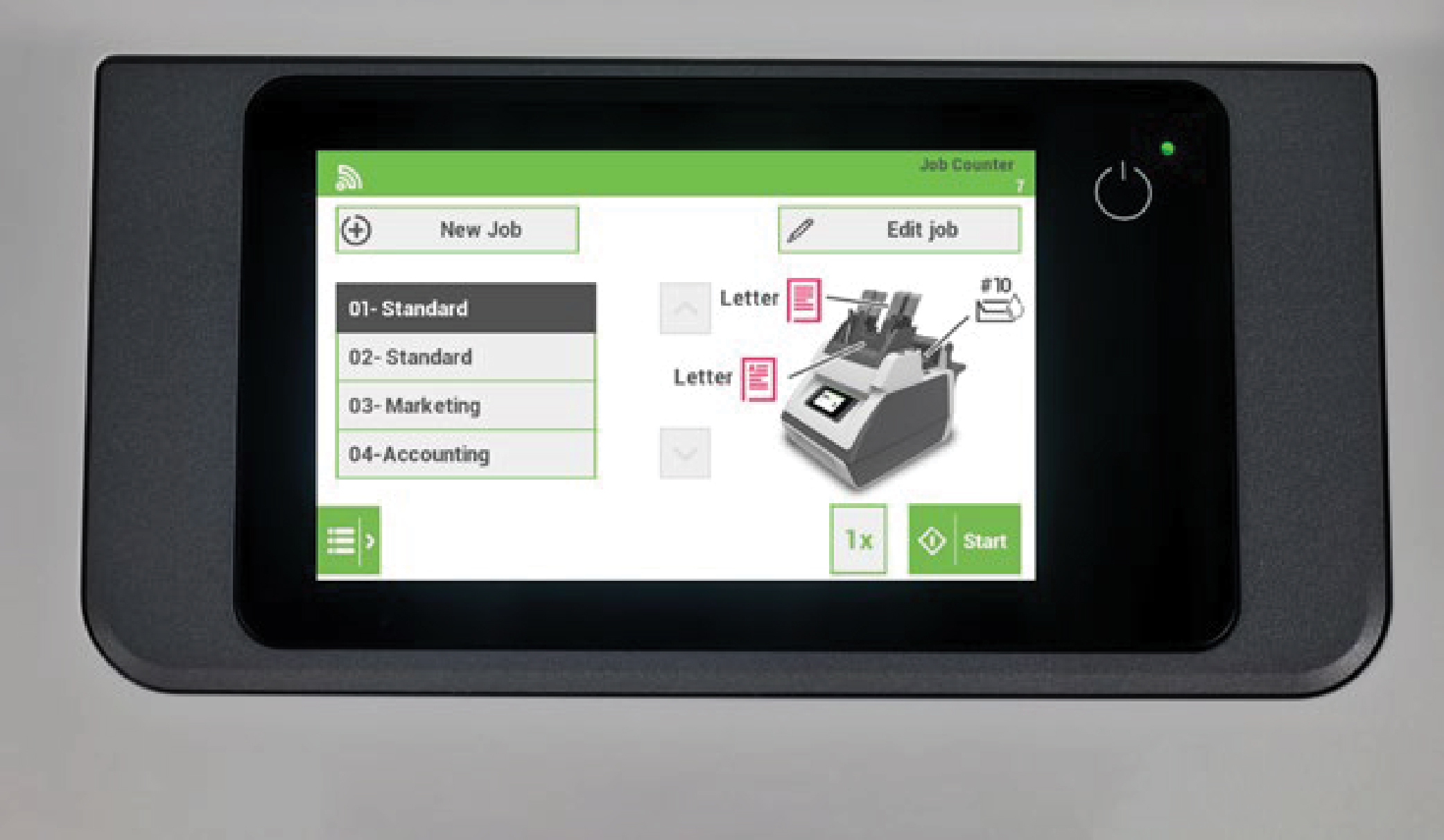 เครื่องพับและบรรจุซองอัตโนมัติ Quadient (Neopost) DS-40i-09