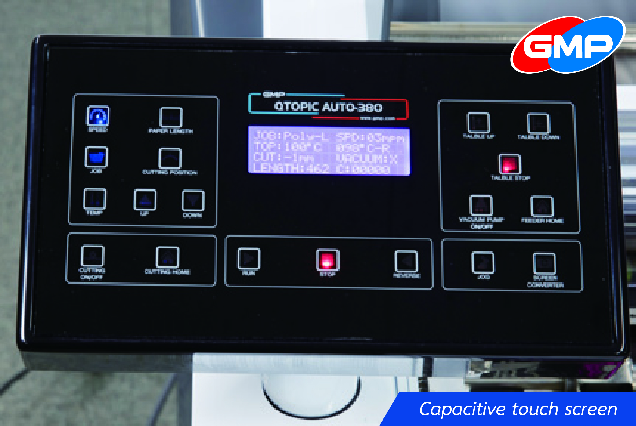 เครื่องเคลือบกระดาษ GMP QTOPIC-380 Auto-08 เครื่องเคลือบกระดาษ GMP QTOPIC-380 Auto