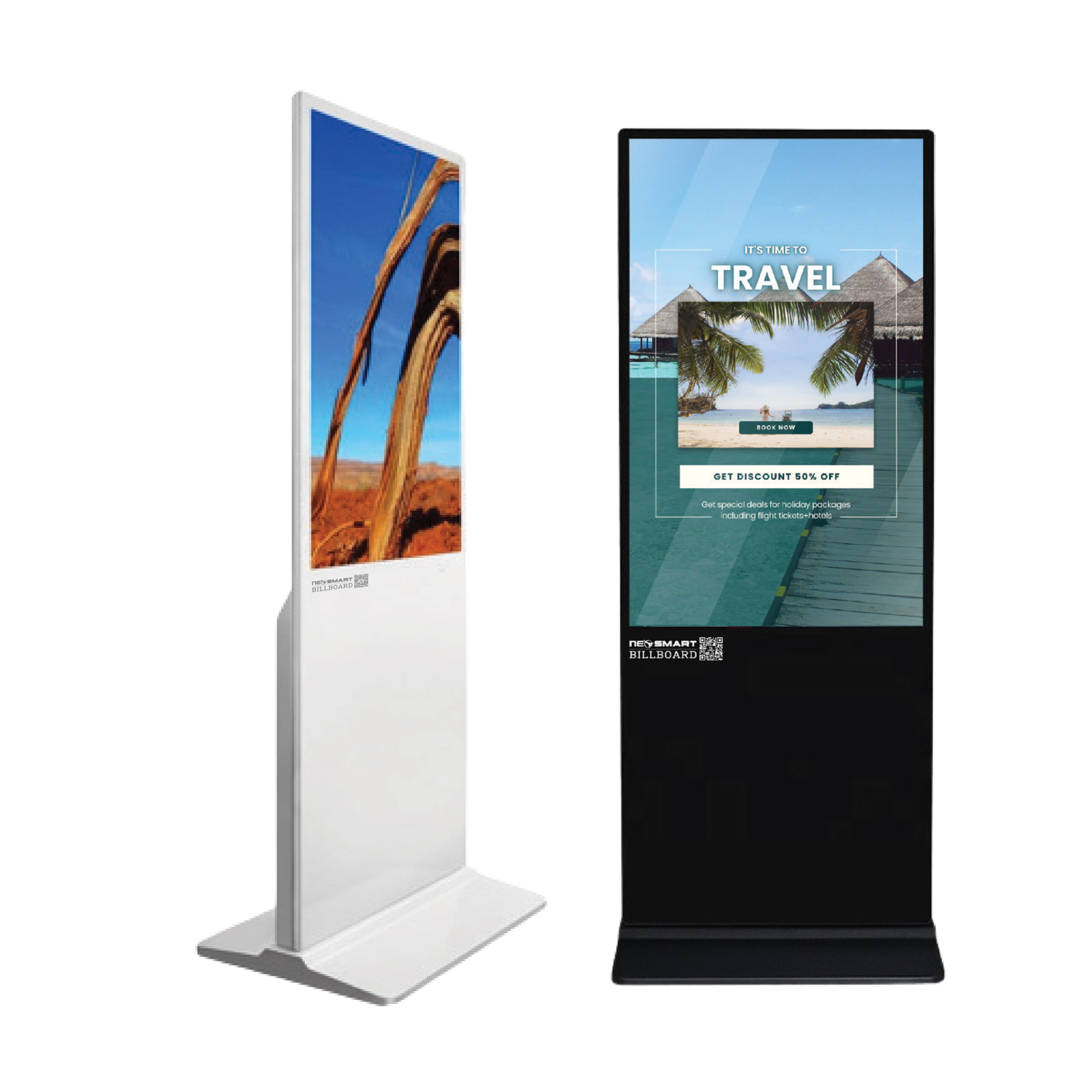 ป้ายโฆษณาดิจิตอลแบบตั้งพื้น Neo-Smart Floor-Standing