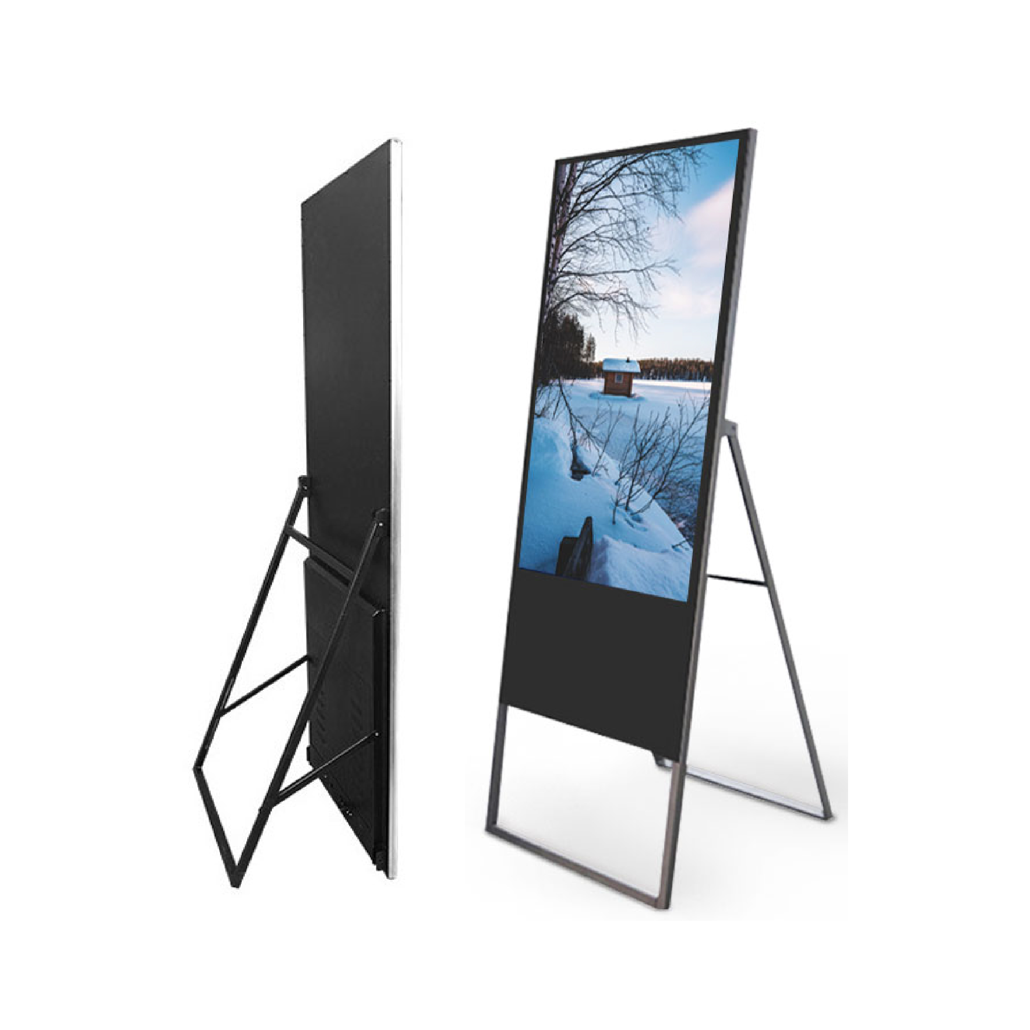 ป้ายโฆษณาดิจิตอล แบบขาพับ Neo-Smart Portable