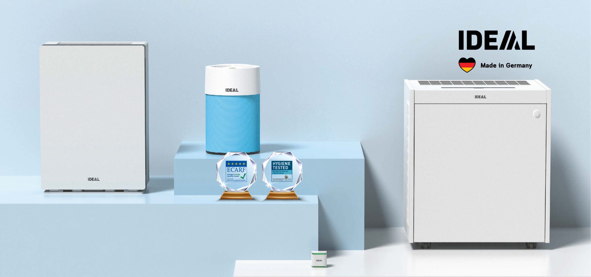 เครื่องฟอกอากาศ IDEAL ระบบกรอง HEPA กรองฝุ่น PM2.5
