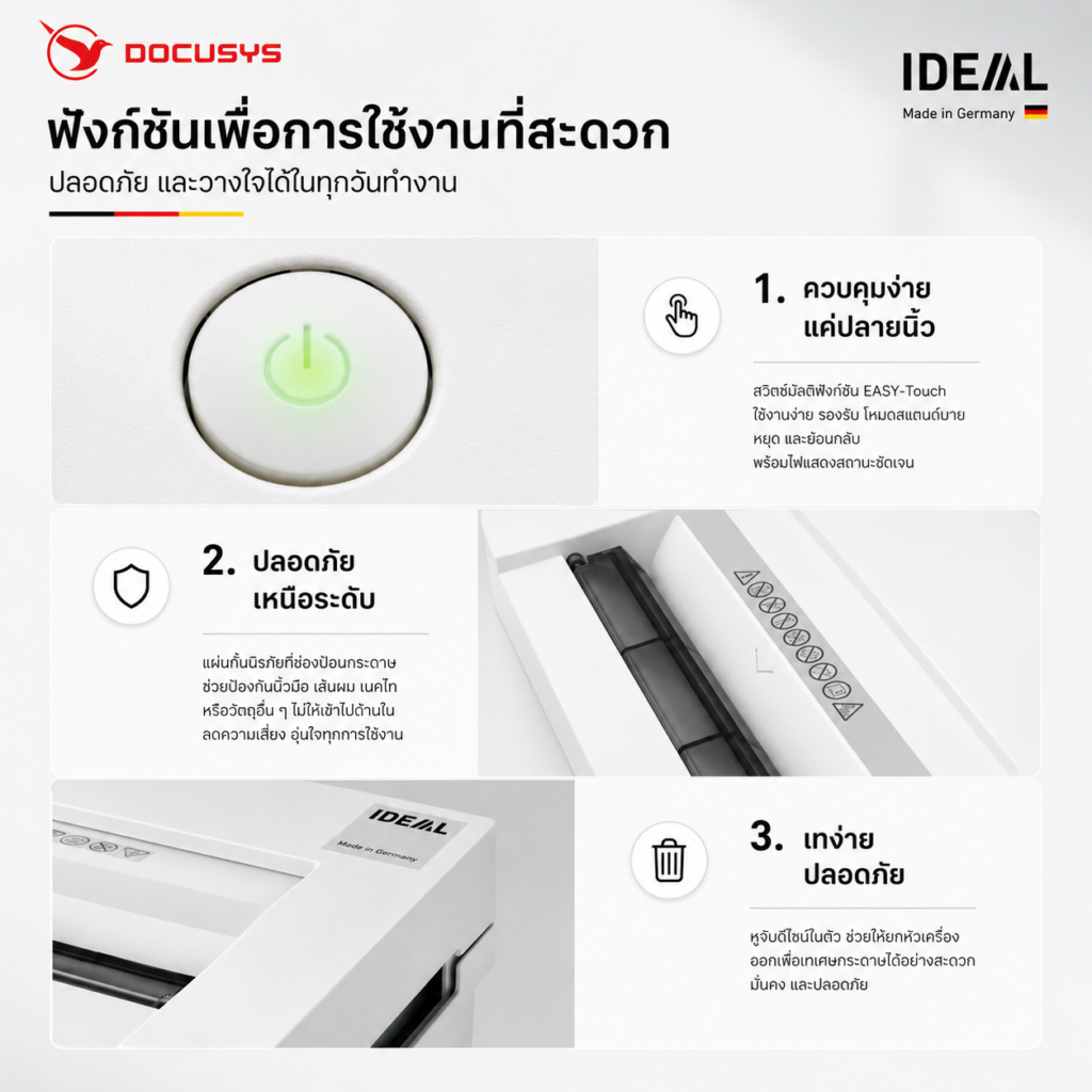 ฟังก์ชัน Ideal 2245 - 2