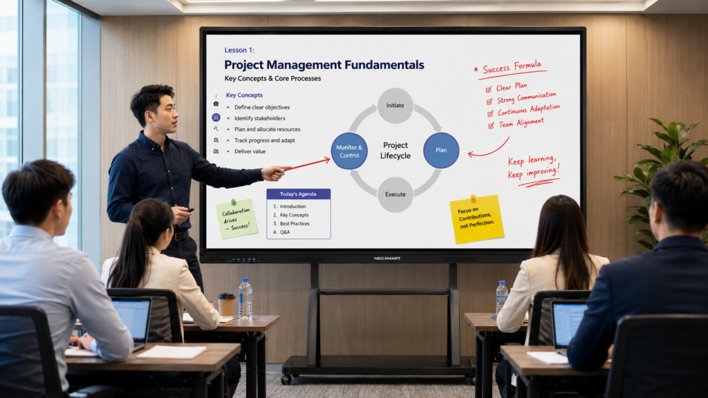 จอสัมผัสอัจฉริยะ Neo-Smart สำหรับห้องเรียนและห้องประชุม