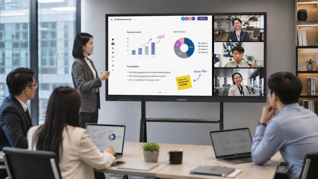 จอสัมผัสอัจฉริยะ Neo-Smart สำหรับห้องเรียนและห้องประชุม
