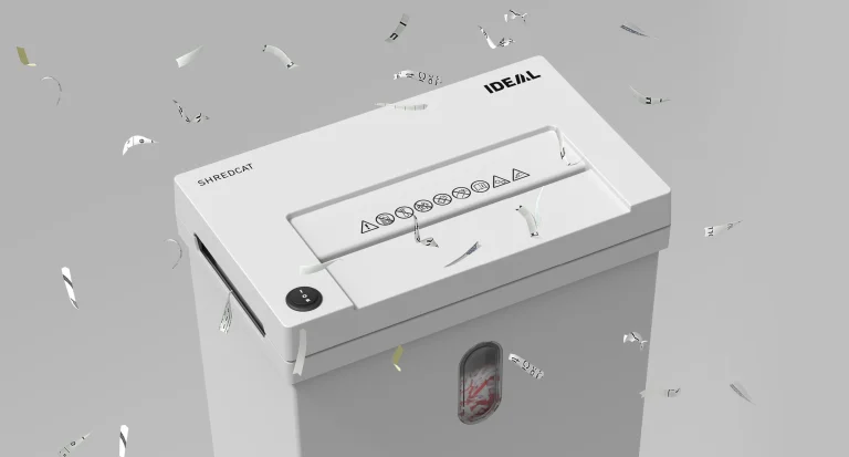 เครื่องทำลายเอกสาร IDEAL Shredcat 8100 CC ระดับความปลอดภัย P-4